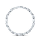 Certified Diamond Geometric Band Ring Natural - ( HI-SI ) - Rosec Jewels