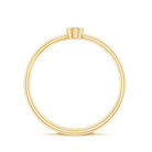 Rosec Jewels-Natural Diamond Dainty Promise Ring in Bezel Setting
