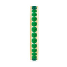 Channel Set Emerald Full Eternity Band Ring for Women AAA - Rosec Jewels