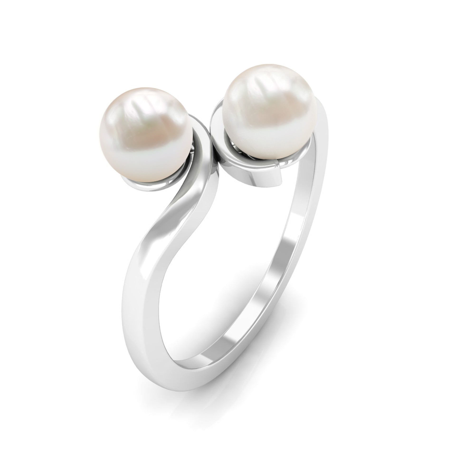 Rosec Jewels-Toi Et Moi Freshwater Pearl Ring