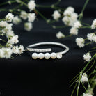 Rosec Jewels-Cultured Freshwater Pearl Diamond Wrap Ring for Women