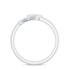 Natural Diamond Double Heart Ring for Promise Natural - ( HI-SI ) - Rosec Jewels