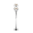 Rosec Jewels-Cultured Freshwater Pearl Promise Ring for Women