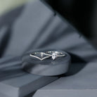 Certified Marquise Cut Zircon Wedding Ring Set for Women AAAA - Rosec Jewels