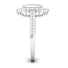 3.25 CT Octagon Cut Zircon Statement Engagement Ring AAAA - Rosec Jewels