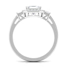 Rosec Jewels-Asscher Cut Zircon Statement Engagement Ring