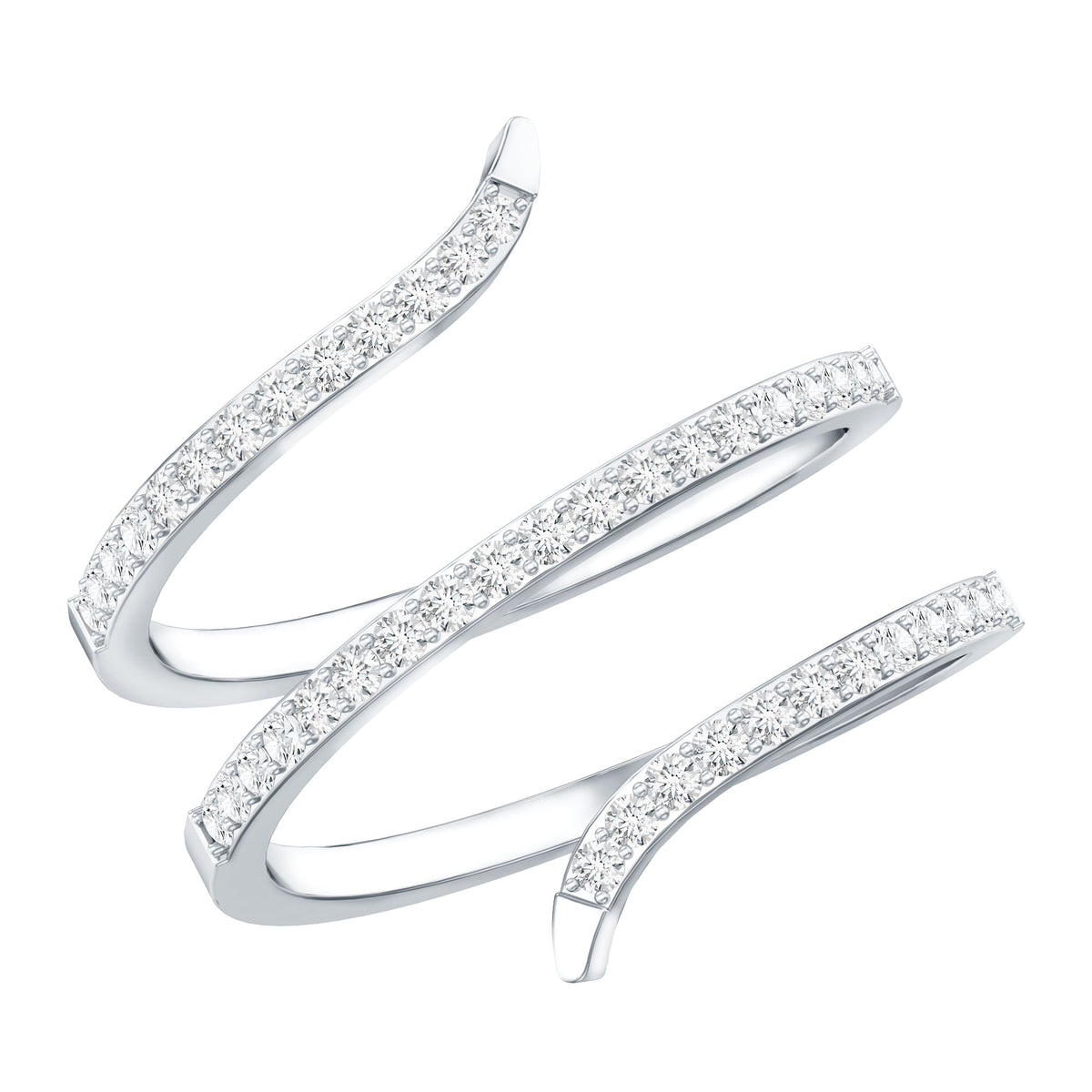 Certified Lab Grown Diamond Cocktail Ring For Women Lab - ( EF-VS ) - Rosec Jewels