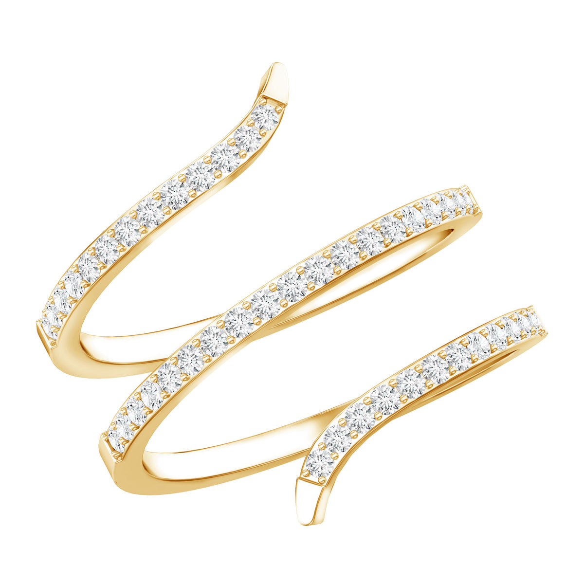 Certified Lab Grown Diamond Cocktail Ring For Women Lab - ( EF-VS ) - Rosec Jewels