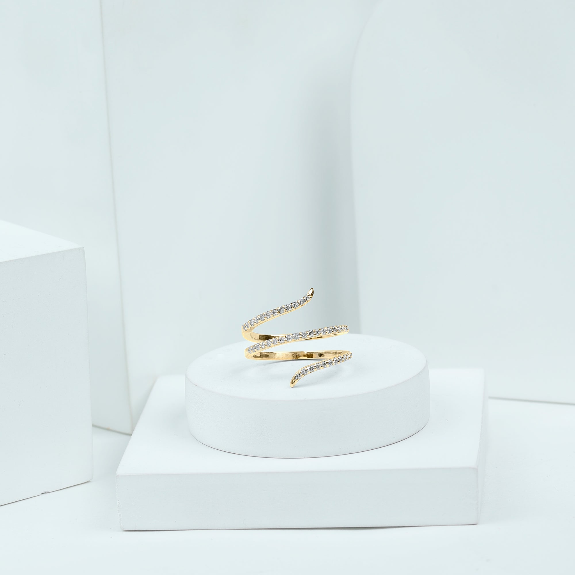 Certified Lab Grown Diamond Cocktail Ring For Women Lab - ( EF-VS ) - Rosec Jewels