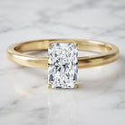 IGI Certified Solitaire Lab Grown Diamond Radiant Cut Engagement Ring 2 Carat Lab - ( E-VS1 ) - Rosec Jewels