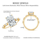 Rosec Jewels-4 Carat Lab Grown Radiant Cut Diamond Solitaire Engagement Ring with IGI Certificate