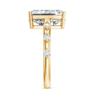 Rosec Jewels-4 Carat Lab Grown Radiant Cut Diamond Solitaire Engagement Ring with IGI Certificate