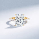 IGI Certified 5 Carat Lab Grown Diamond Solitaire Radiant Cut Engagement Ring Lab - ( E-VS1 ) - Rosec Jewels