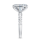 Rosec Jewels-Radiant Cut Lab Grown Diamond Huge Engagement Ring 5 Carat IGI Certified