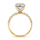 Rosec Jewels-Radiant Cut Lab Grown Diamond Huge Engagement Ring 5 Carat IGI Certified