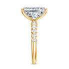 Rosec Jewels-Radiant Cut Lab Grown Diamond Huge Engagement Ring 5 Carat IGI Certified