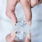 IGI Certified 3 Carat Radiant Cut Lab Grown Diamond Side Stone Engagement Ring Lab - ( E-VS1 ) - Rosec Jewels