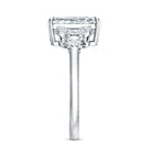Rosec Jewels-4 Carat Radiant Cut Lab Grown Diamond Split Shank Engagement Ring IGI Certified