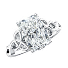 Rosec Jewels-IGI Certified 3 Carat Radiant Cut Lab Diamond Knot Engagement Ring