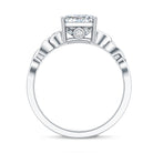 Rosec Jewels-IGI Certified 3 Carat Radiant Cut Lab Diamond Knot Engagement Ring