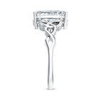 Rosec Jewels-IGI Certified 3 Carat Radiant Cut Lab Diamond Knot Engagement Ring