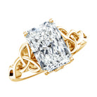 Rosec Jewels-IGI Certified 3 Carat Radiant Cut Lab Diamond Knot Engagement Ring