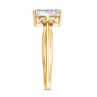Rosec Jewels-IGI Certified 2 Carat Lab Grown Diamond Radiant Cut Engagement Ring with Bow