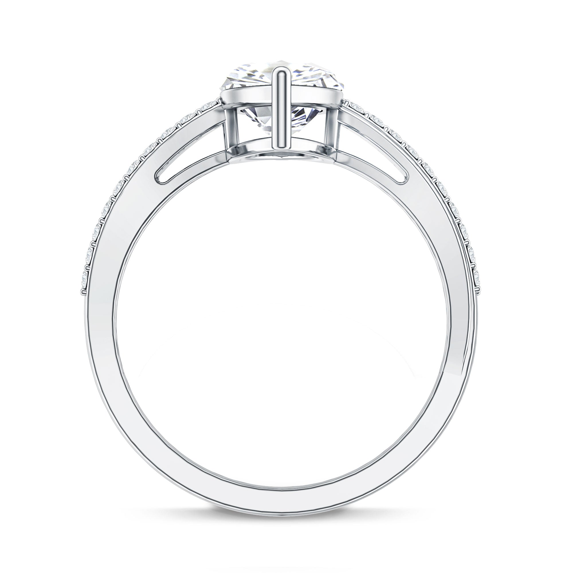Rosec Jewels-IGI Certified Lab Grown Diamond Marquise Solitaire Engagement Ring 2 Carat