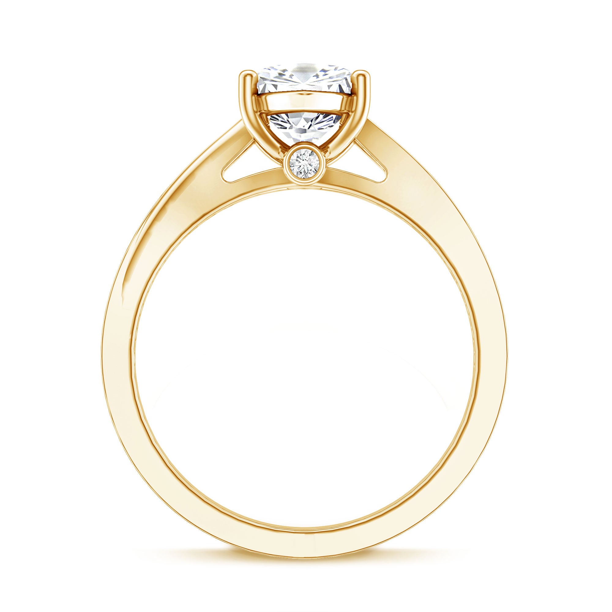 Rosec Jewels-2 Carat IGI Certified Lab Grown Diamond Marquise Engagement Ring with Split Shank