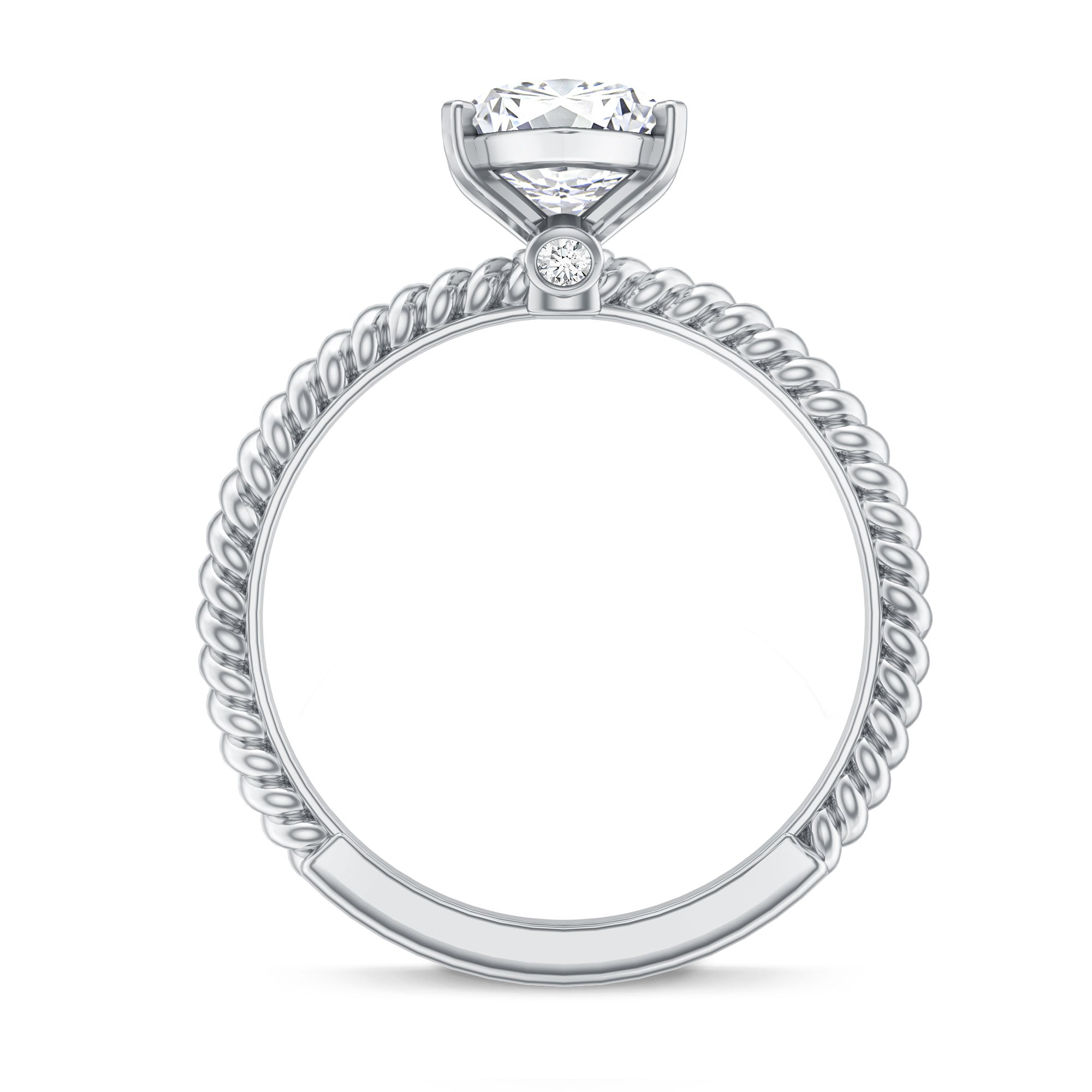 Rosec Jewels-Marquise Cut 2 Carat Lab Grown Diamond Solitaire Engagement Ring IGI Certified