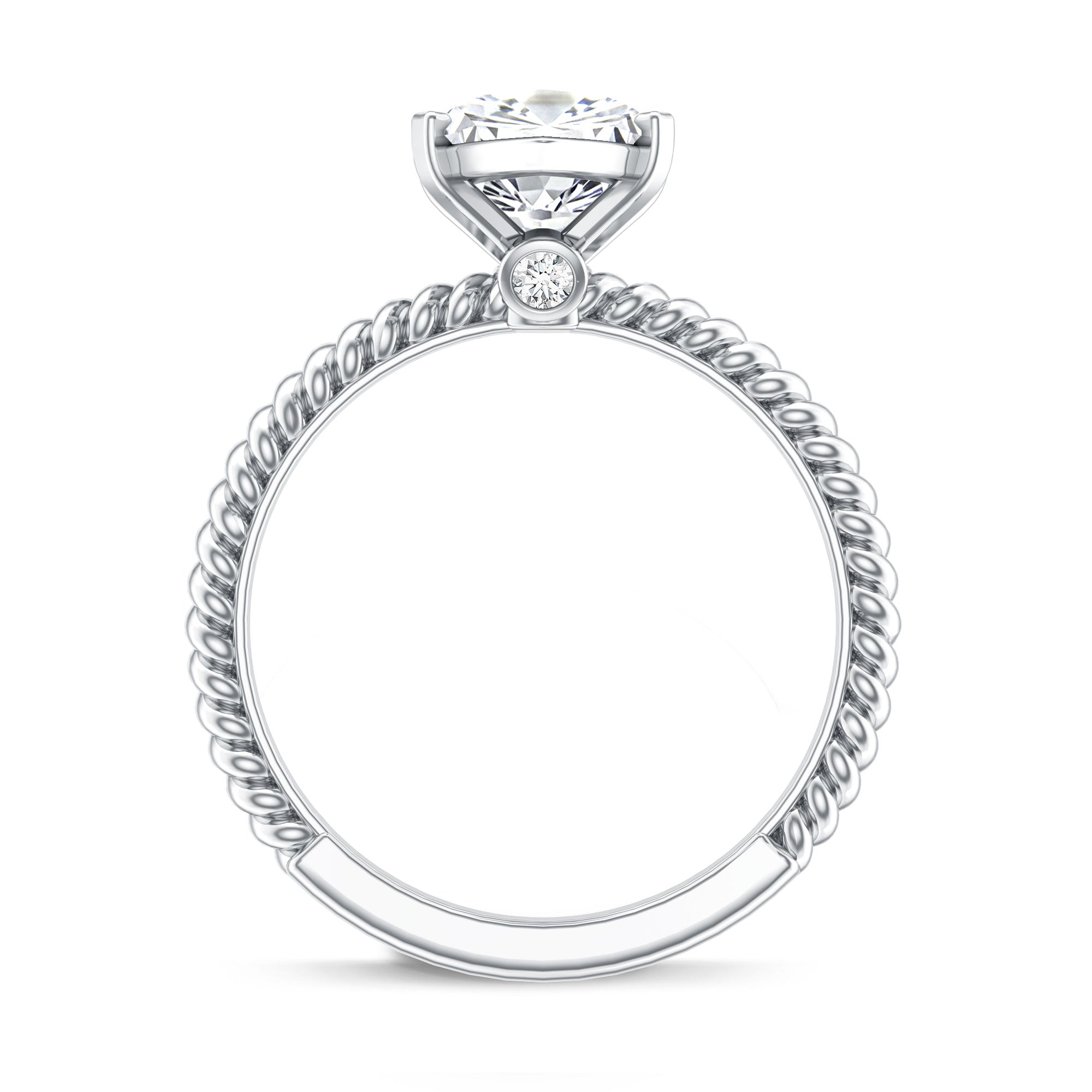 Rosec Jewels-3 Carat Lab Grown Diamond Marquise Engagement Ring IGI Certified