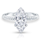 Rosec Jewels-3 Carat Lab Grown Diamond Marquise Engagement Ring IGI Certified