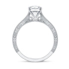 IGI Certified Antique Looking 2 Carat Marquise Lab Diamond Engagement Ring with Engraved Shank Lab - ( E-VS1 ) - Rosec Jewels
