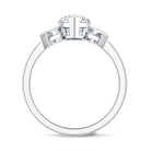 Marquise Cut IGI Certified Lab Grown Diamond Statement Engagement Ring 2 Carat Lab - ( E-VS1 ) - Rosec Jewels