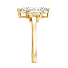 Marquise Cut IGI Certified Lab Grown Diamond Statement Engagement Ring 2 Carat Lab - ( E-VS1 ) - Rosec Jewels