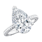 Rosec Jewels-IGI Certified 3 Carat Lab Grown Diamond Pear Solitaire Engagement Ring