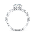 Rosec Jewels-3 Carat Lab Grown Pear Shaped Diamond Solitaire Engagement Ring with IGI Certificate