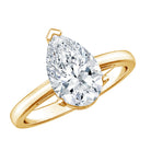 Rosec Jewels-2 Carat Solitaire Pear Cut Lab Grown Diamond Engagement Ring with IGI Certificate