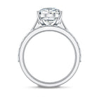 Rosec Jewels-4 Carat Pear Shape Solitaire Wedding Ring Set with IGI Certified Lab Grown Diamond