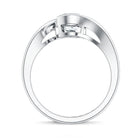 Rosec Jewels-IGI Certified 2 Carat Pear Cut Lab Diamond Bypass Engagement Ring in Tension Setting
