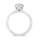 Rosec Jewels-IGI Certified 2 Carat Lab Grown Diamond Teardrop Engagement Ring with Side Stones