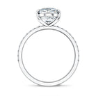 Rosec Jewels-IGI Certified 3 Carat Lab Grown Diamond Pear Shape Engagement Ring for Her