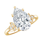 Rosec Jewels-Nature Inspired 3 Carat Lab Grown Diamond Solitaire Engagement Ring IGI Certified