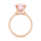 Rosec Jewels-Lab Grown Pink Diamond 4 Carat Solitaire Engagement Ring IGI Certified