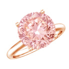 Rosec Jewels-IGI Certified 5 Carat Huge Lab Grown Pink Diamond Solitaire Engagement Ring
