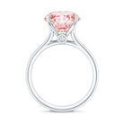 Rosec Jewels-IGI Certified 5 Carat Huge Lab Grown Pink Diamond Solitaire Engagement Ring