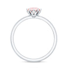 Rosec Jewels-Lotus Basket Set 1 Carat Lab Created Pink Diamond Solitaire Ring with IGI Certificate