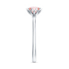 Rosec Jewels-Lotus Basket Set 1 Carat Lab Created Pink Diamond Solitaire Ring with IGI Certificate
