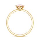 Rosec Jewels-Lotus Basket Set 1 Carat Lab Created Pink Diamond Solitaire Ring with IGI Certificate