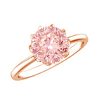 Rosec Jewels-Lab Grown 3 Carat Pink Diamond Solitaire Engagement Ring IGI Certified